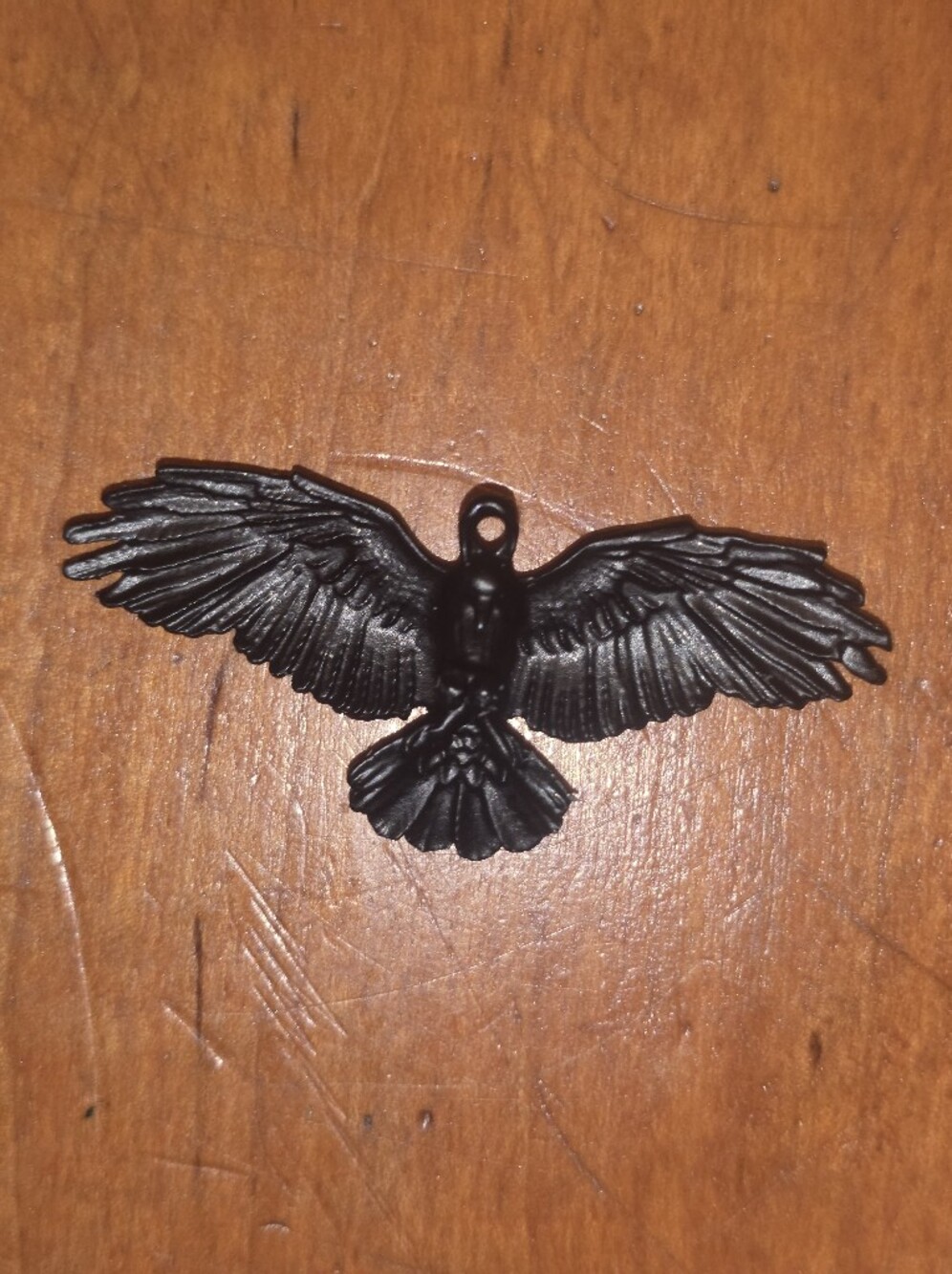 Flying Raven Metal Pendant For Necklace
